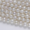 11-12mm Large Hot Sale Natural Real Freshwater Pearl Necklace Strand